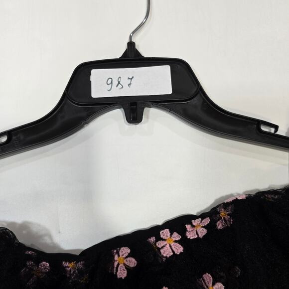 Lovers and Friends Juliana Top in Black and Pink XXS - Picture 12 of 12